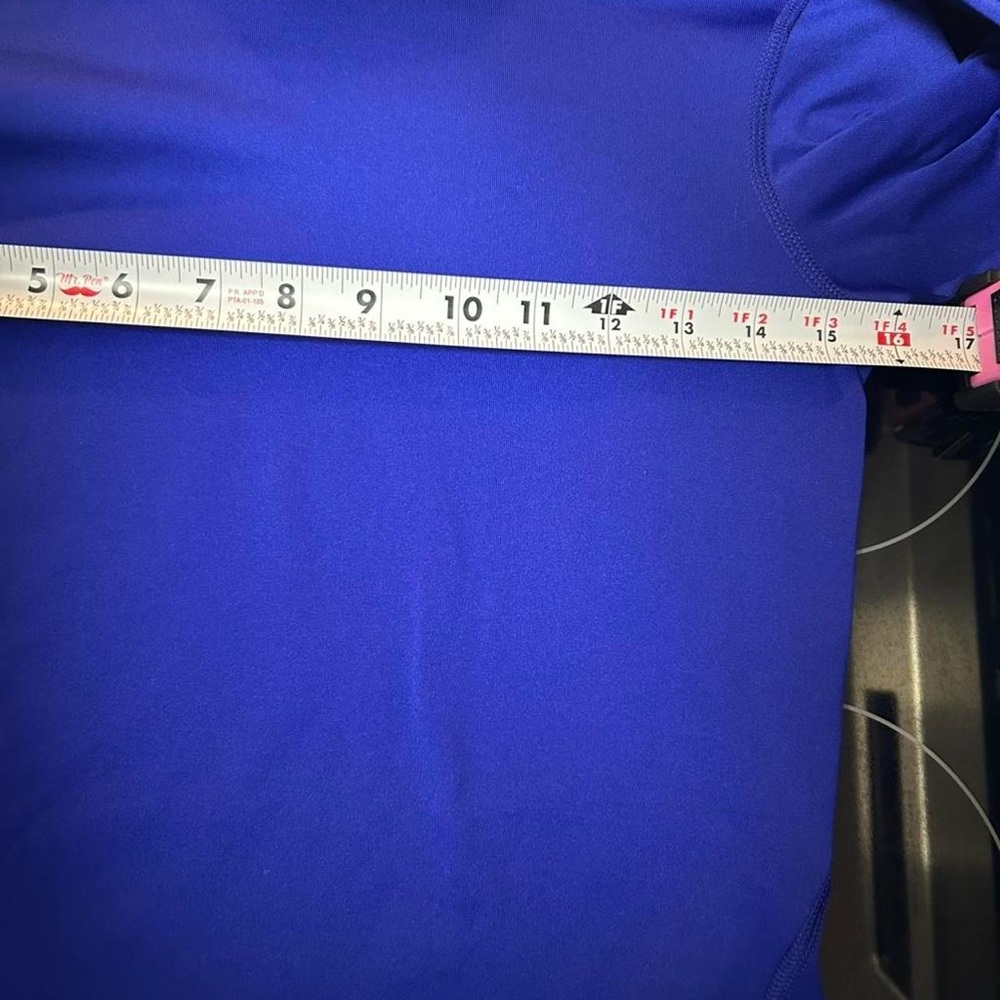 Nike Blue Long Sleeve Dri-Fit Athletic Top - Picture 5 of 6